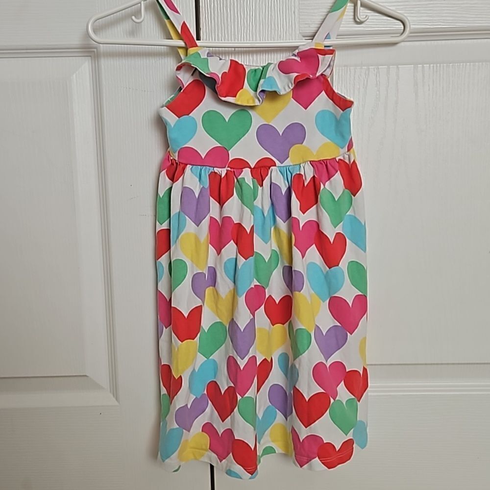 Gymboree Girl's Bundle Of 2 Floral Dresses Purple, Red & Green 6 Years Old - Picture 5 of 16
